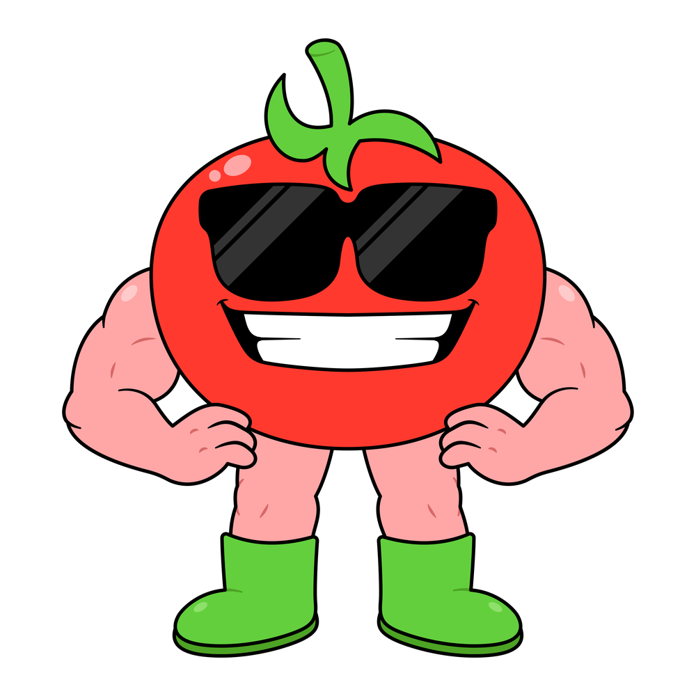 Jacked Up Tomatoes mascot
